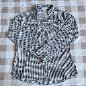Express Portofino Button Down Top